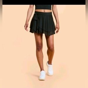 Blogilates Women's Dance Studio Wrap Skort Black
